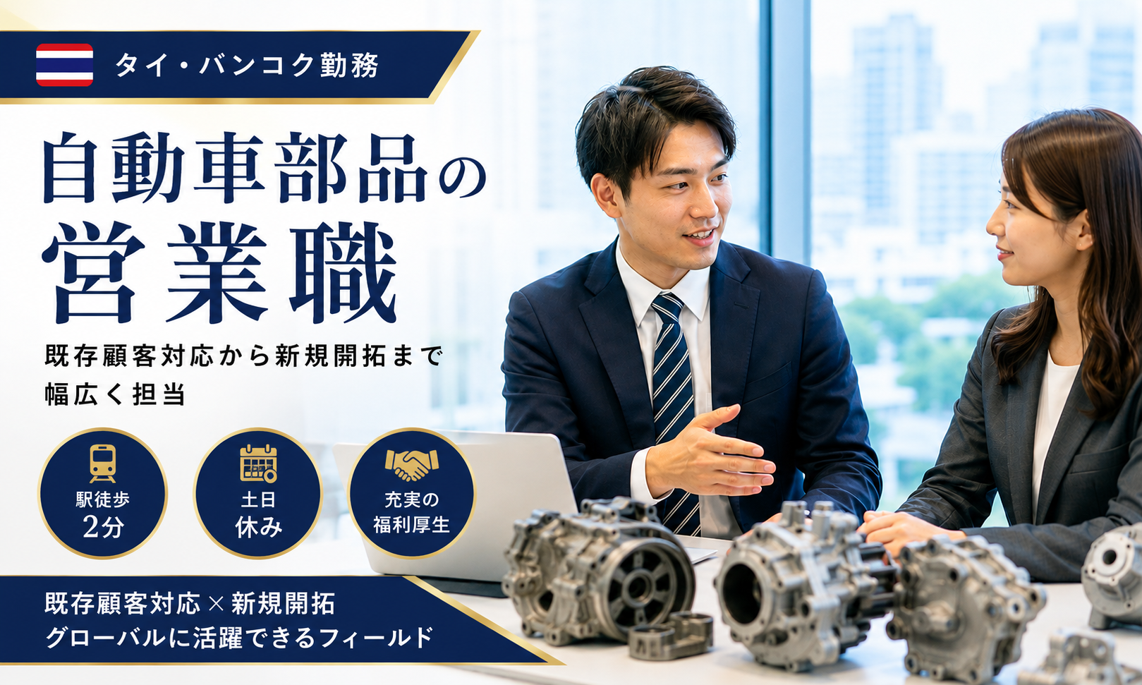 現地採用（海外） 法人営業 オフィス求人イメージ