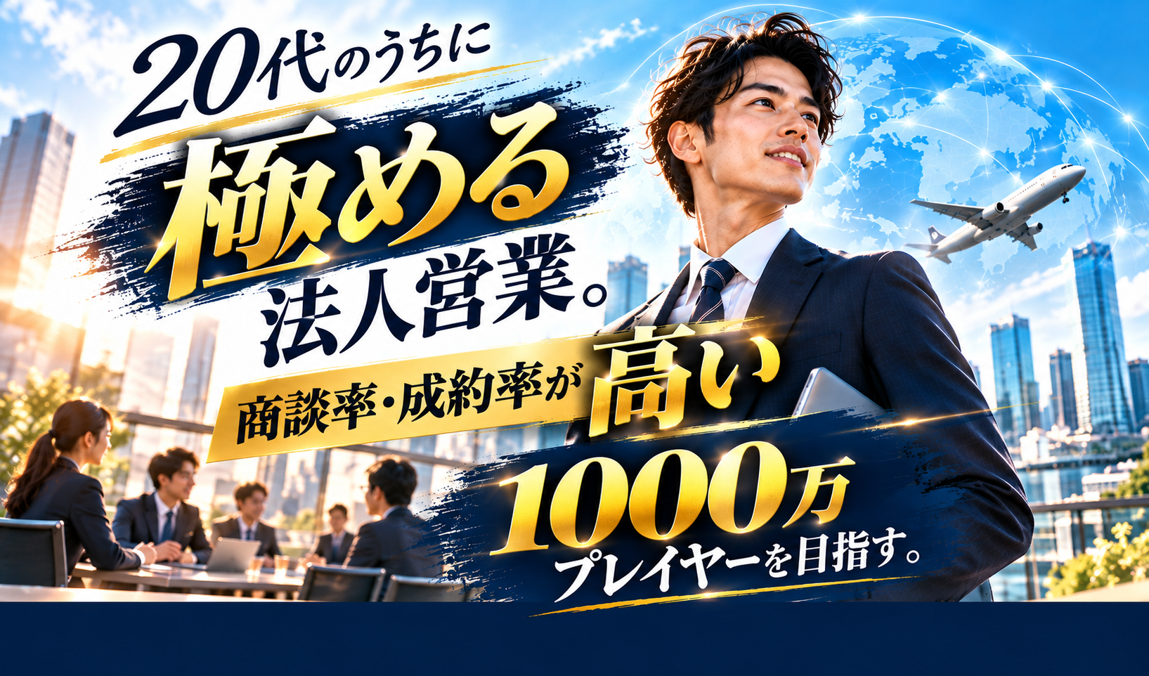 正社員 法人営業 オフィス求人イメージ