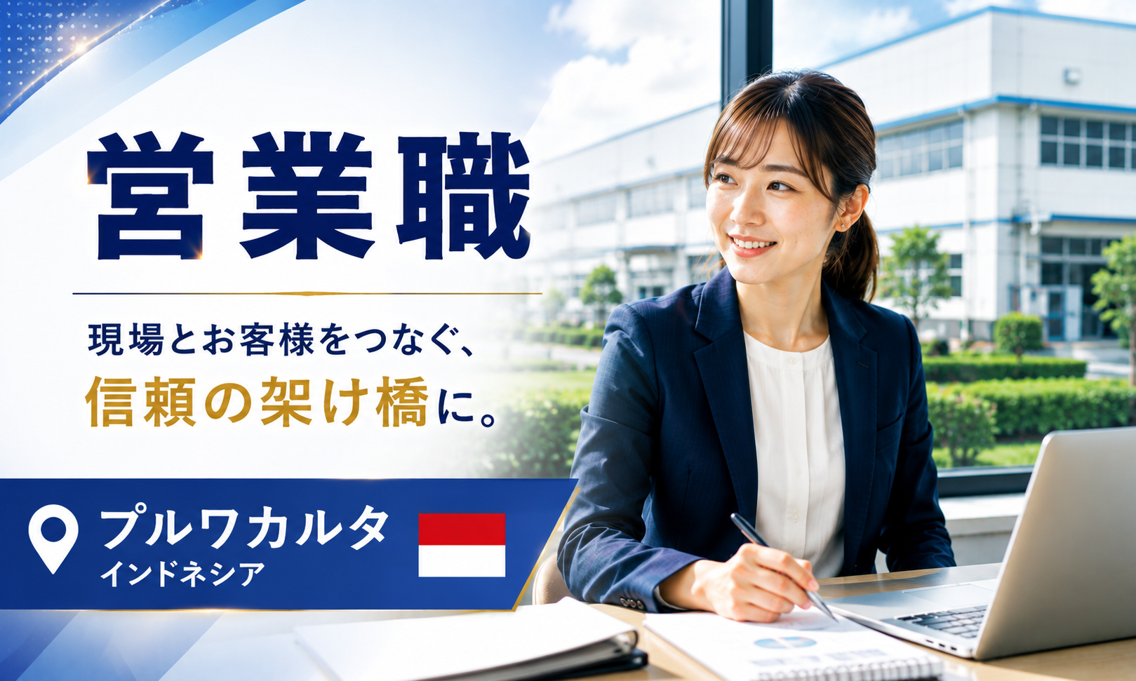 現地採用（海外） 法人営業 一般事務・営業事務 オフィス求人イメージ